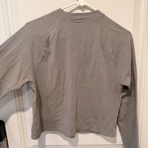 SKIMS Long-Sleeve Crewneck Shirt - Gray